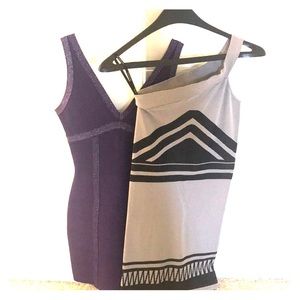 2 for 1 dresses ! Purple is Guess and Gray is Bebe
